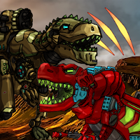 Dino Robot Battle Arena